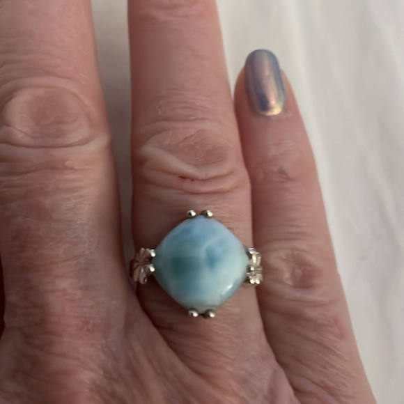 ✨MARAHLAGO Larimar Ring Size 6